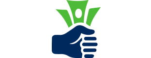 hand holding cash icon